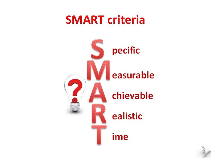 SMART criteria 