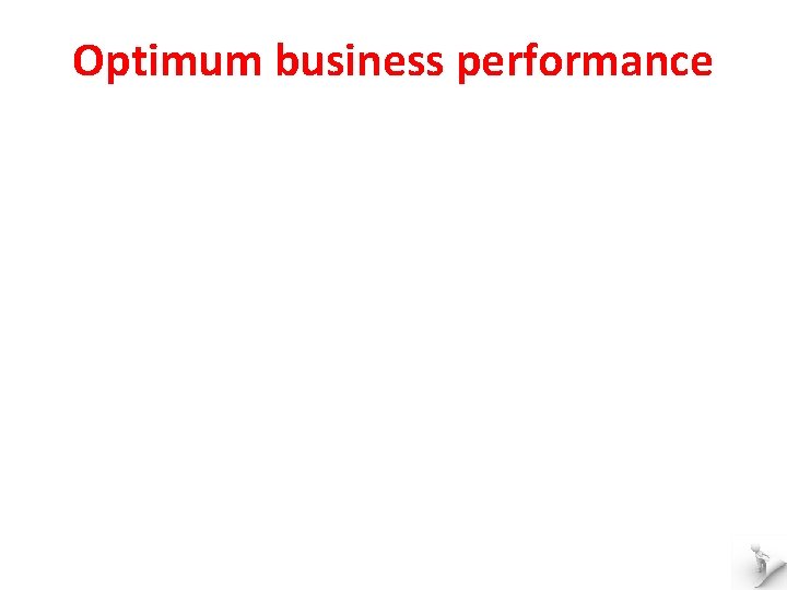 Optimum business performance 
