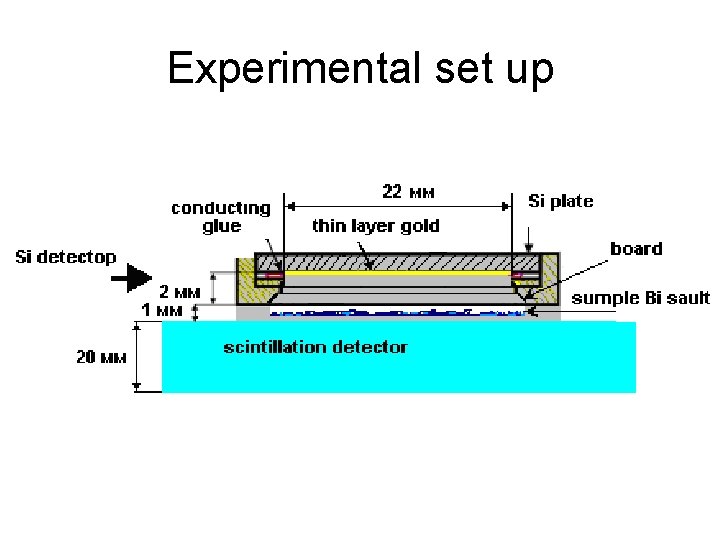 Experimental set up 