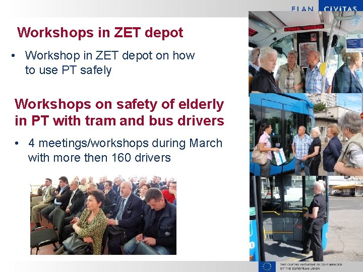 Workshops in ZET depot • Workshop in ZET depot on how to use PT