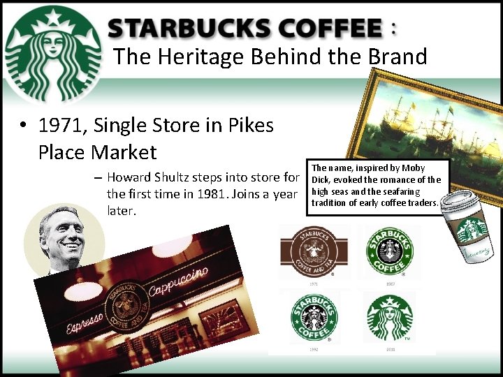 The Heritage Behind the Brand • 1971, Single Store in Pikes Place Market –