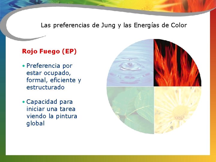 Las preferencias de Jung y las Energías de Color Rojo Fuego (EP) • Preferencia