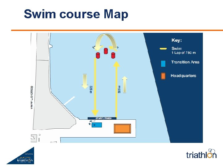 Swim course Map 