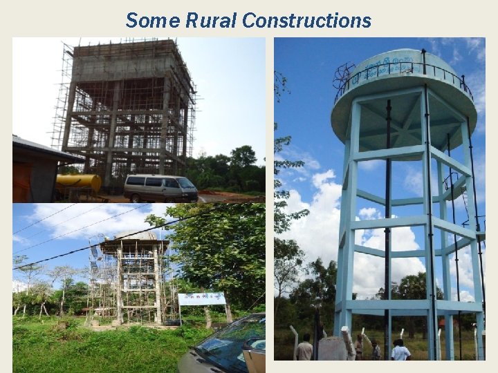 Some Rural Constructions 