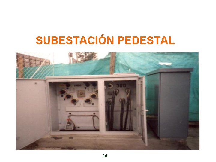 SUBESTACIÓN PEDESTAL 25 