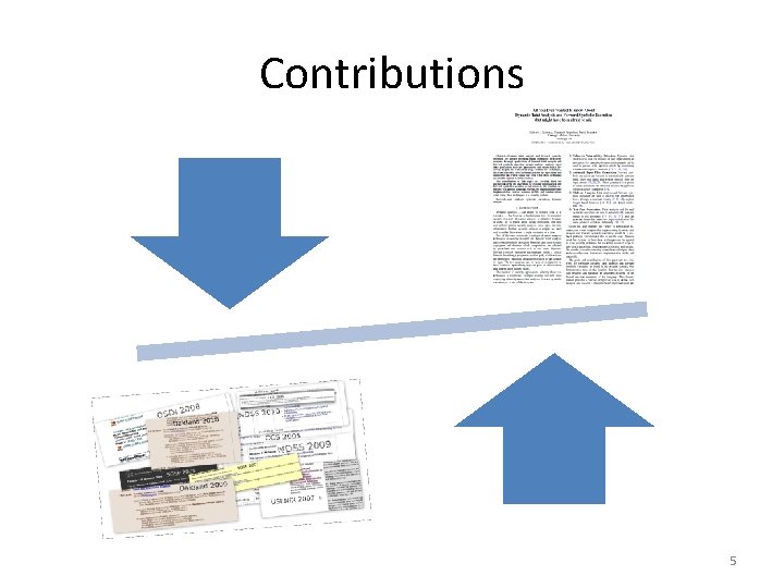 Contributions 5 