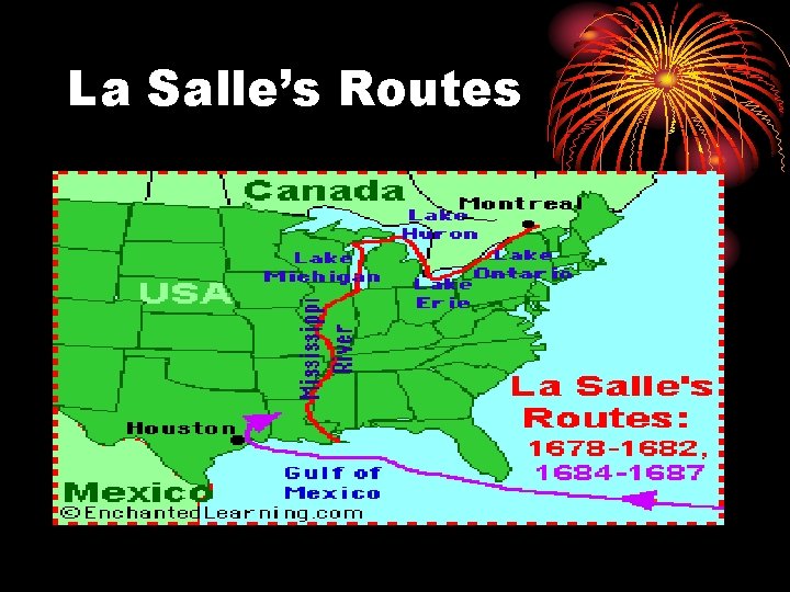 La Salle’s Routes 