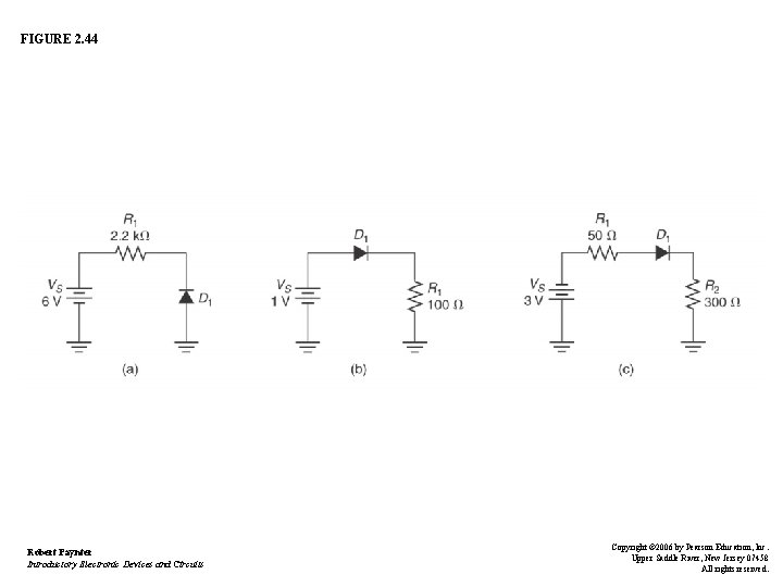 FIGURE 2. 44 Robert Paynter Introductory Electronic Devices and Circuits Copyright © 2006 by