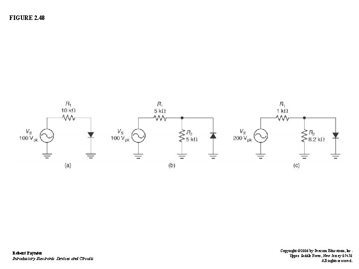 FIGURE 2. 48 Robert Paynter Introductory Electronic Devices and Circuits Copyright © 2006 by