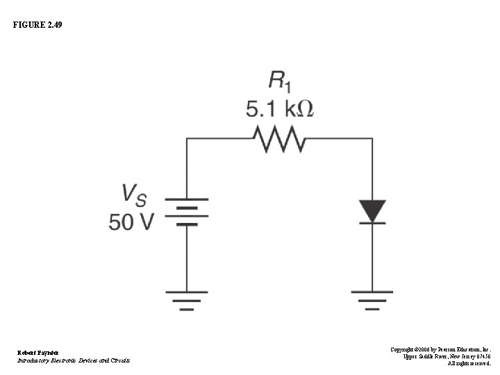 FIGURE 2. 49 Robert Paynter Introductory Electronic Devices and Circuits Copyright © 2006 by