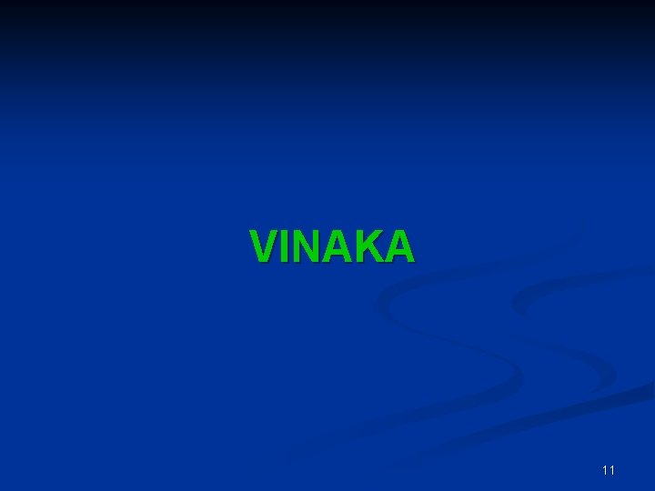 VINAKA 11  VINAKA 11