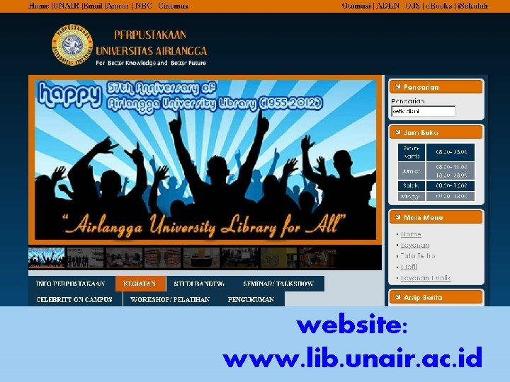 website: www. lib. unair. ac. id 