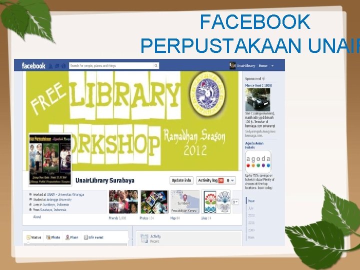 FACEBOOK PERPUSTAKAAN UNAIR 