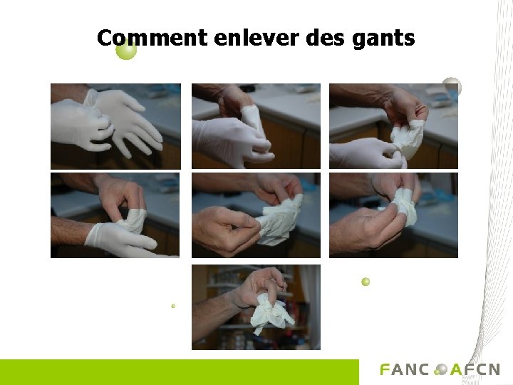 Comment enlever des gants 