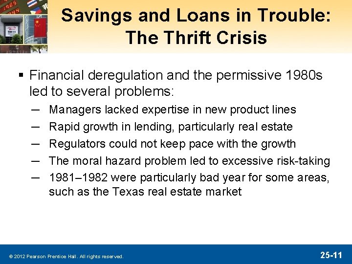 Savings and Loans in Trouble: The Thrift Crisis § Financial deregulation and the permissive