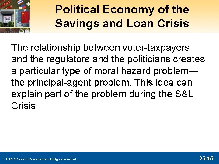 Political Economy of the Savings and Loan Crisis The relationship between voter-taxpayers and the