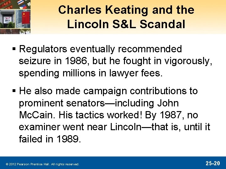 Charles Keating and the Lincoln S&L Scandal § Regulators eventually recommended seizure in 1986,