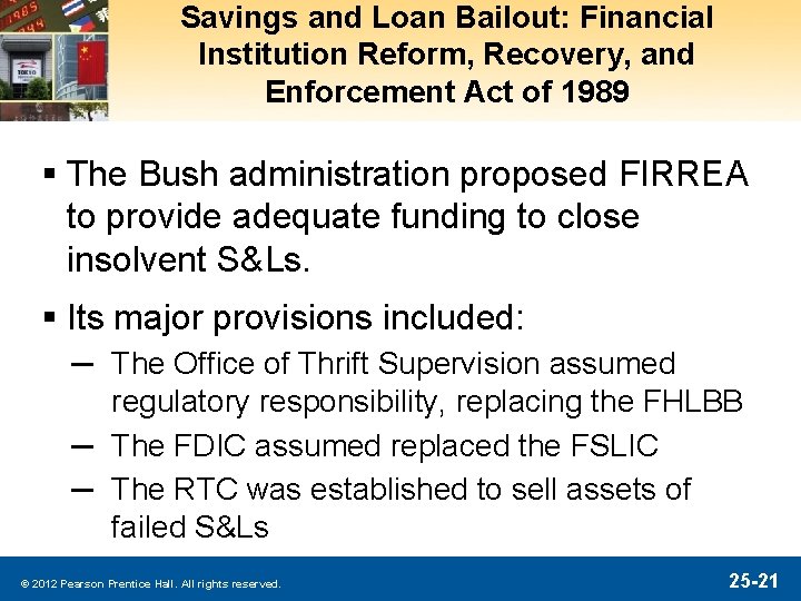 Savings and Loan Bailout: Financial Institution Reform, Recovery, and Enforcement Act of 1989 §