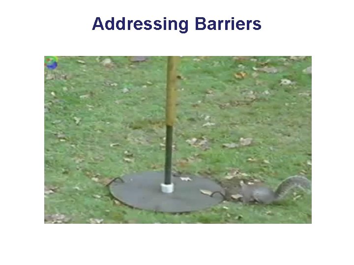 Addressing Barriers 