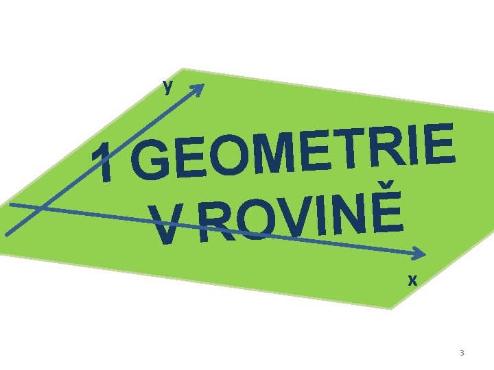 y E I R T E 1 GEOM Ě N I V O VR