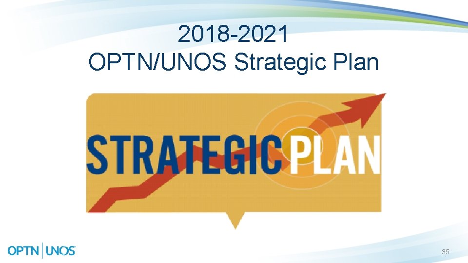 2018 -2021 OPTN/UNOS Strategic Plan 35 