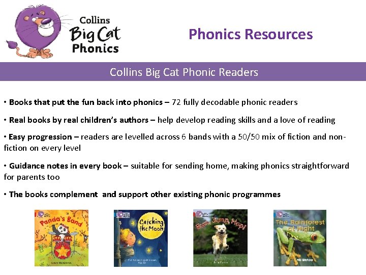 Phonics Resources Collins Big Cat Phonic Readers • Books that put the fun back