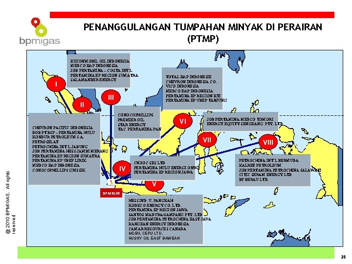 PENANGGULANGAN TUMPAHAN MINYAK DI PERAIRAN (PTMP) I EXXONMOBIL OIL INDONESIA MEDCO E&P INDONESIA JOB