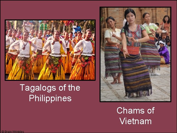 Tagalogs of the Philippines Chams of Vietnam © Brain Wrinkles 