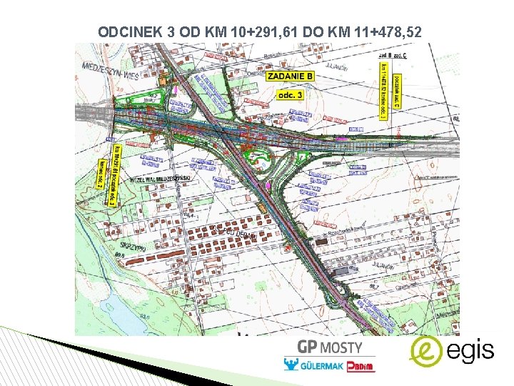 ODCINEK 3 OD KM 10+291, 61 DO KM 11+478, 52 