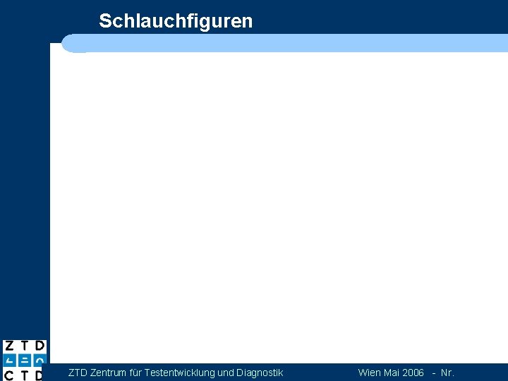 Schlauchfiguren ZTD Zentrum für Testentwicklung und Diagnostik Wien Mai 2006 - Nr. 