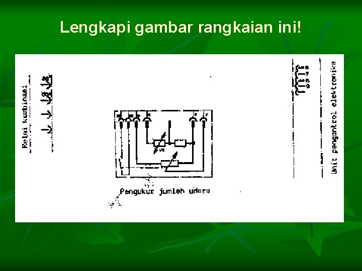 Lengkapi gambar rangkaian ini! 