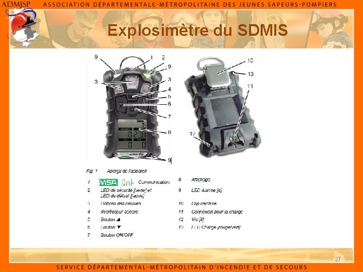 Explosimètre du SDMIS 27 