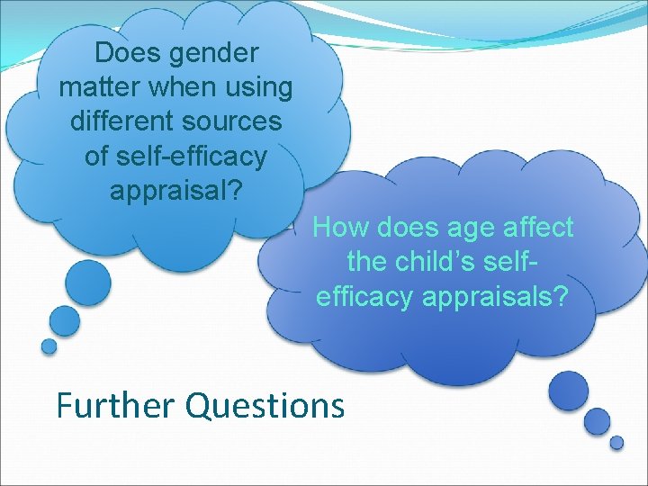 Does gender matter when using different sources of self-efficacy appraisal? How does age affect