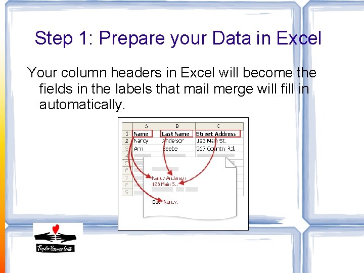 Step 1: Prepare your Data in Excel Your column headers in Excel will become