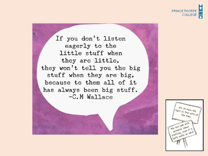 PRINCETHORPE COLLEGE 