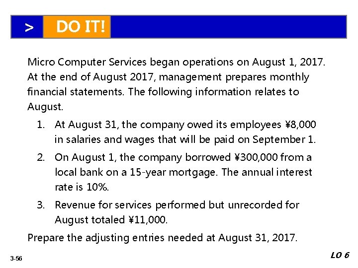 > DO IT! Micro Computer Services began operations on August 1, 2017. At the
