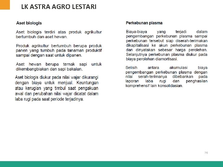 LK ASTRA AGRO LESTARI 75 