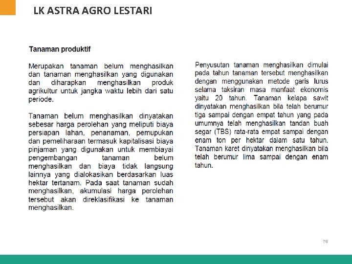 LK ASTRA AGRO LESTARI 76 