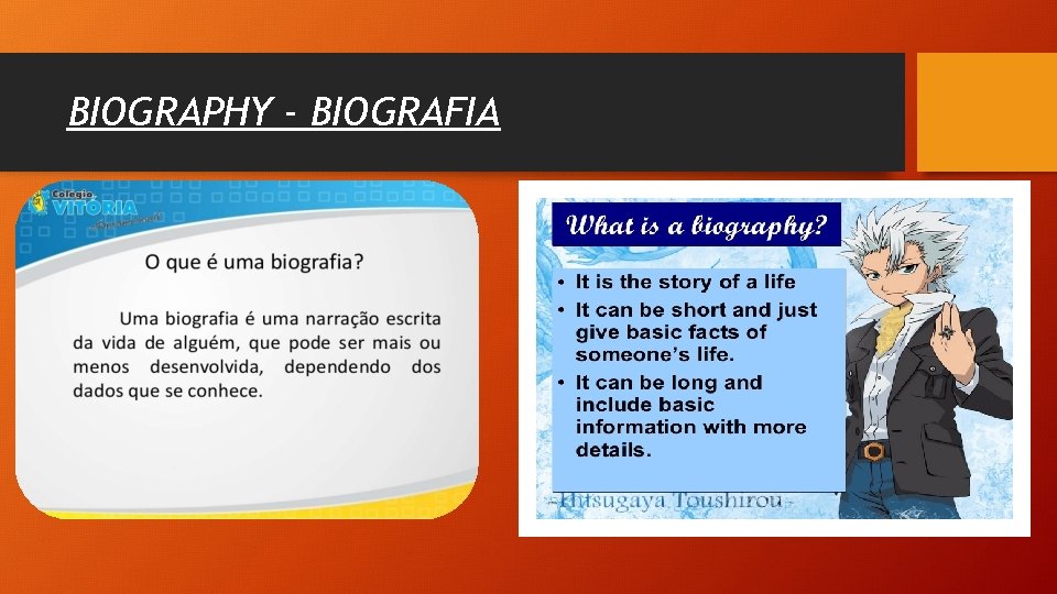 BIOGRAPHY - BIOGRAFIA BIOGRAPHY - BIOGRAFIA