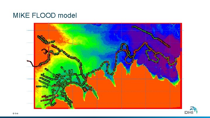 MIKE FLOOD model © DHI 