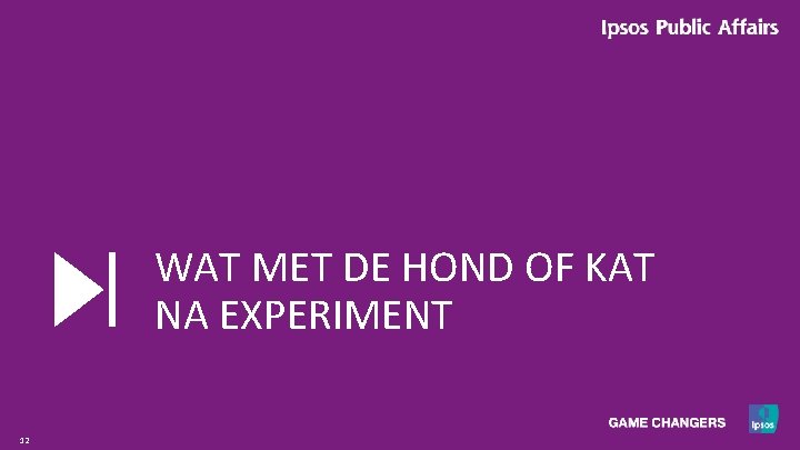 WAT MET DE HOND OF KAT NA EXPERIMENT 12 