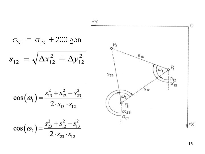  21 = 12 + 200 gon 13 