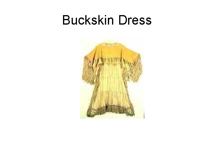 Buckskin Dress 