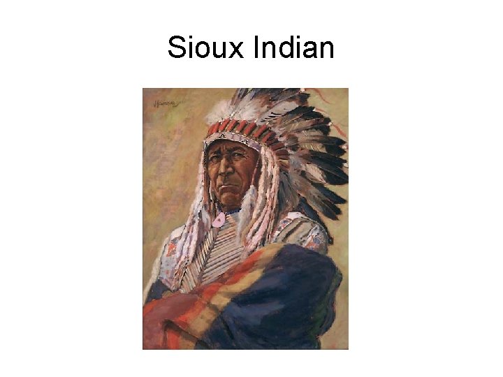 Sioux Indian 