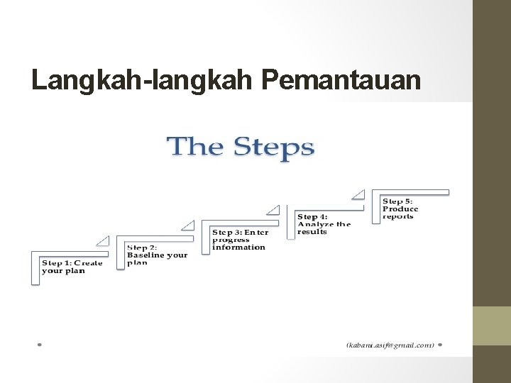 Langkah-langkah Pemantauan 