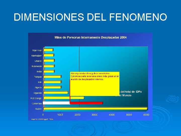 DIMENSIONES DEL FENOMENO 