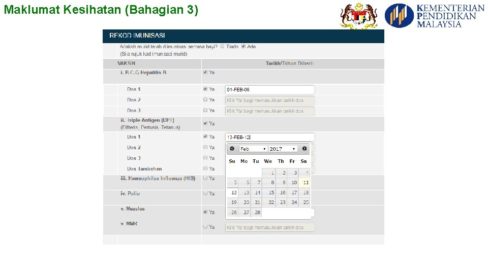 Maklumat Kesihatan (Bahagian 3) 