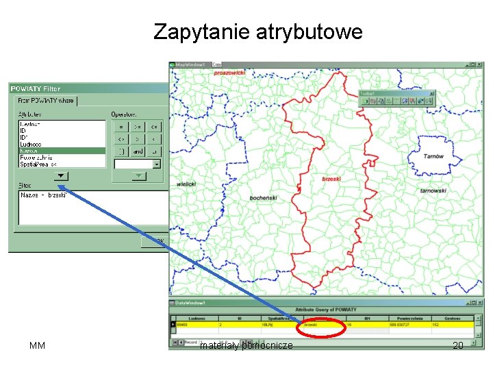 Zapytanie atrybutowe MM materiały pomocnicze 20 