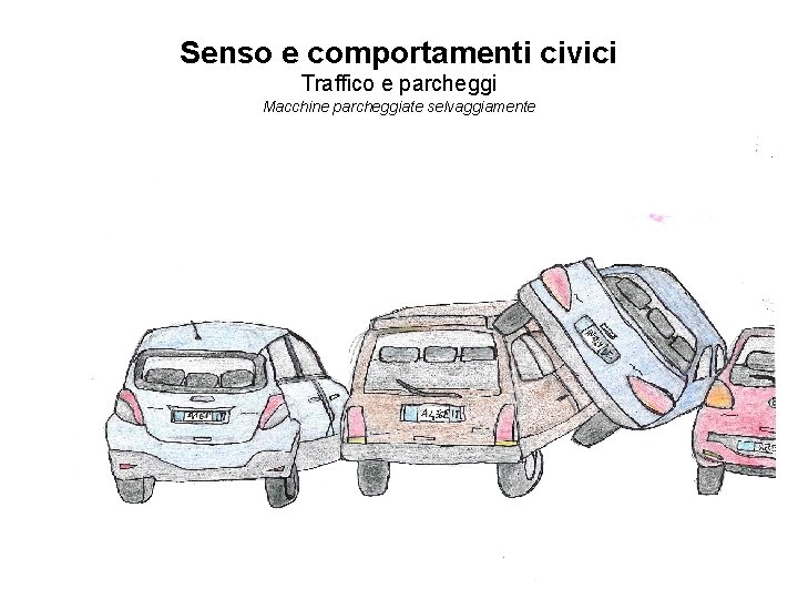 Senso e comportamenti civici Traffico e parcheggi Macchine parcheggiate selvaggiamente 