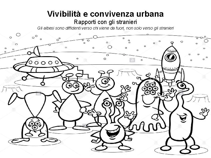 Vivibilità e convivenza urbana Rapporti con gli stranieri Gli albesi sono diffidenti verso chi